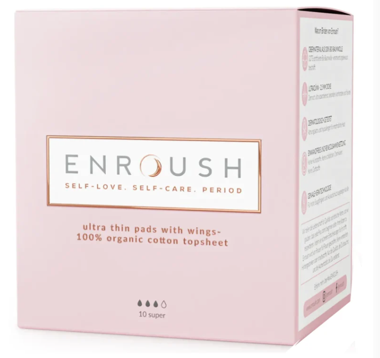 ENROUSH Tampoane Bumbac Organic Super