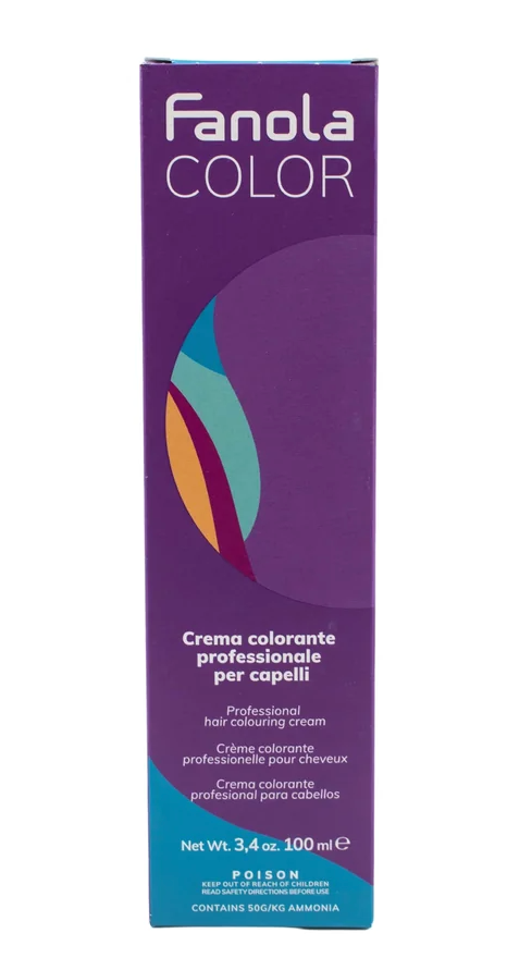 Vopsea permanenta Fanola Crema Colore 8.0 Light Blonde, 100ml