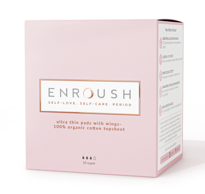 ENROUSH Absorbante Bumbac Organic-  Noapte