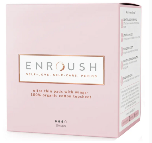 ENROUSH Tampoane Bumbac Organic Super